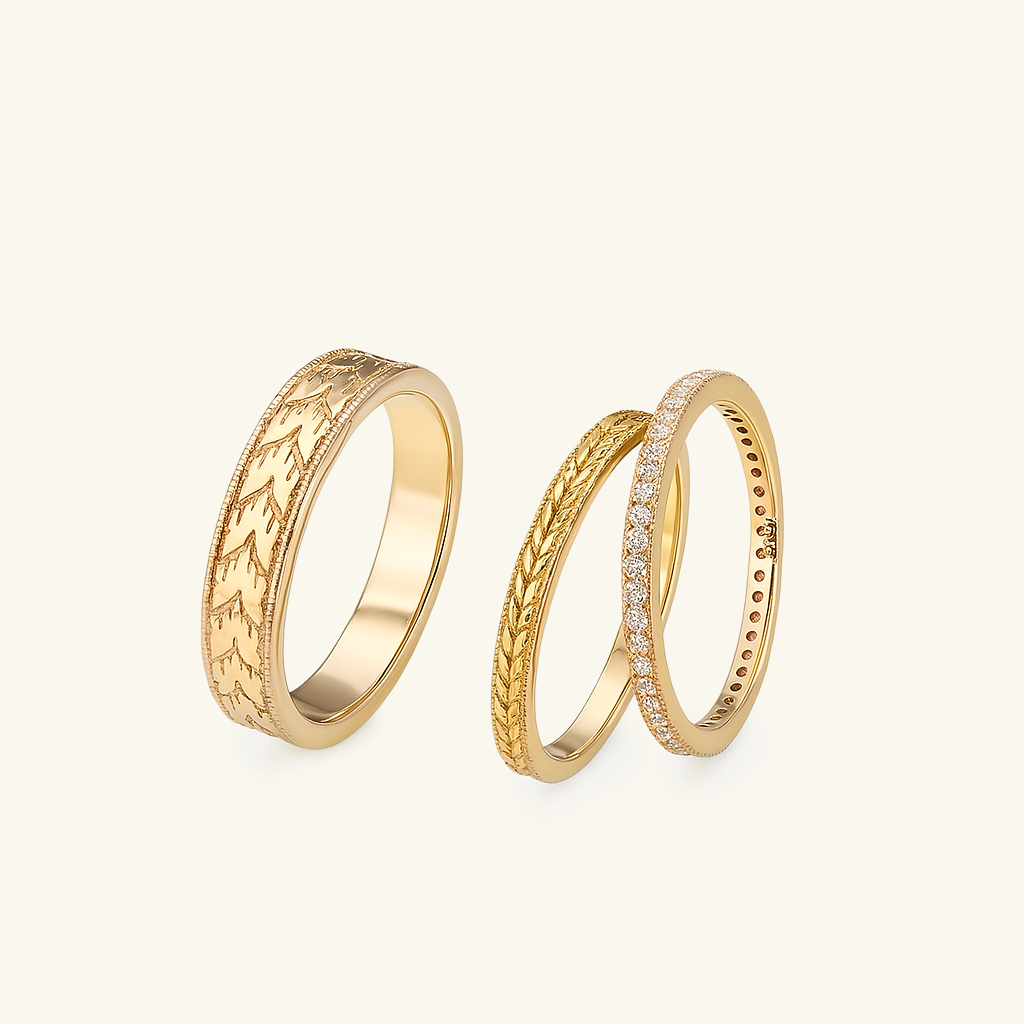 情侣与纪念戒指